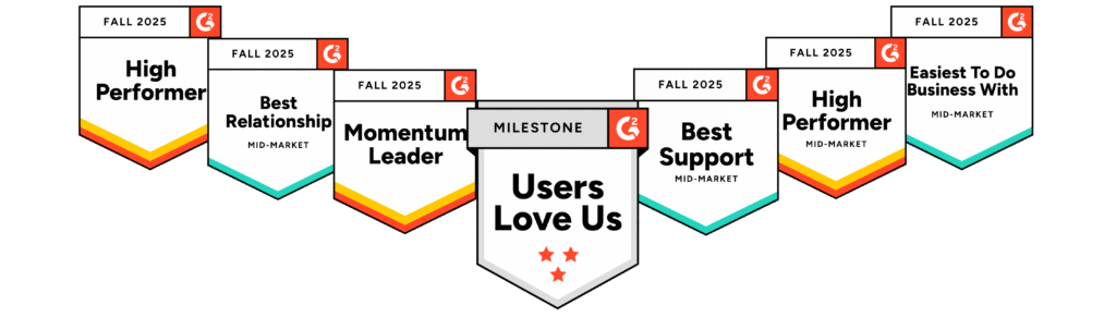 Home care agency management G2 Fall 2025 badges